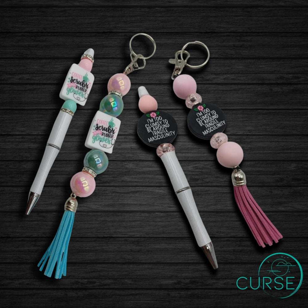 Beaded Pens & Keychains!