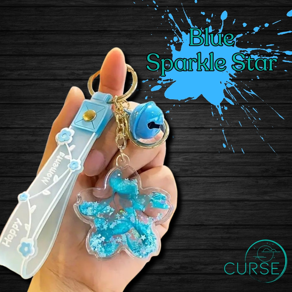 Keychains - Liquid Sparkle Stars!