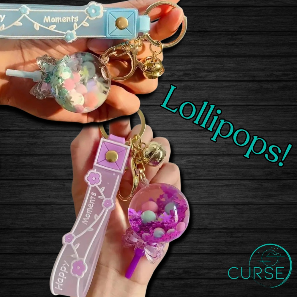 Keychains - Liquid Lollipops!