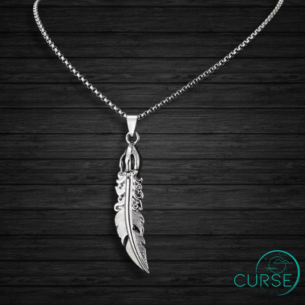 Necklace - Feather
