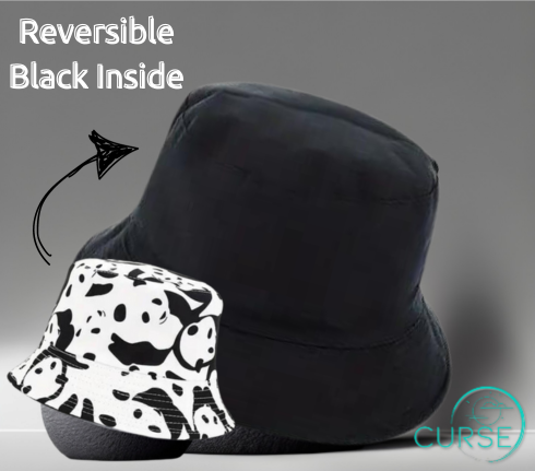 Bucket Hat -  Reversible Panda