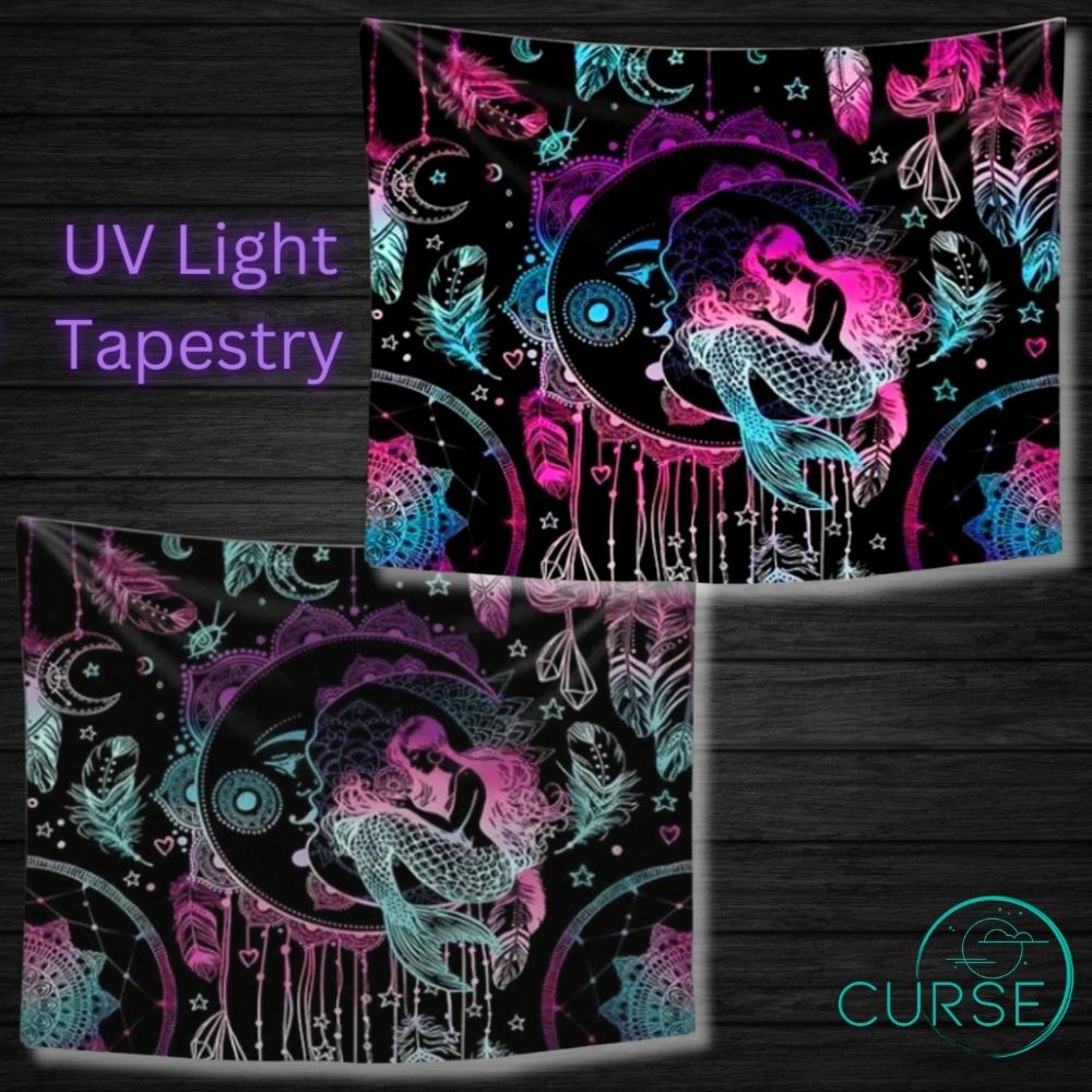 Tapestry - UV - Mermaid Dreamcatcher