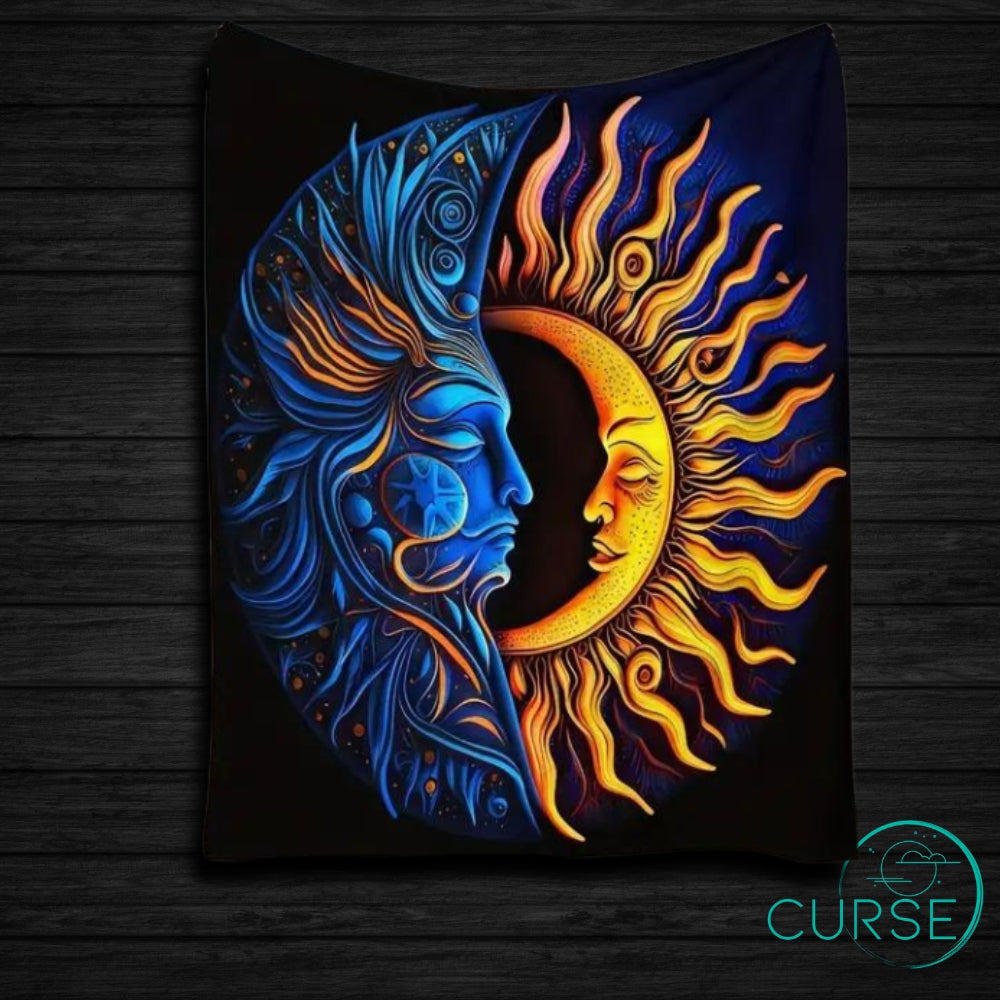 Ultra Soft Throw - Mystic Moon And Sun