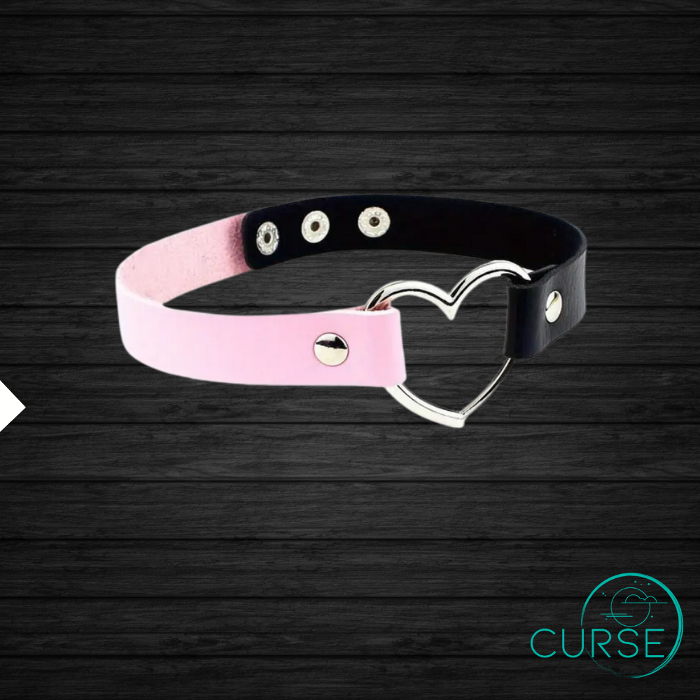 Heart Collar / Choker - Various Colors