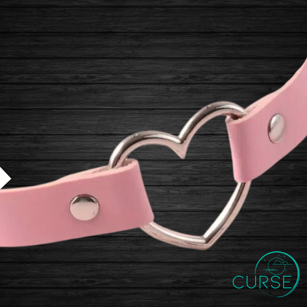 Heart Collar / Choker - Various Colors