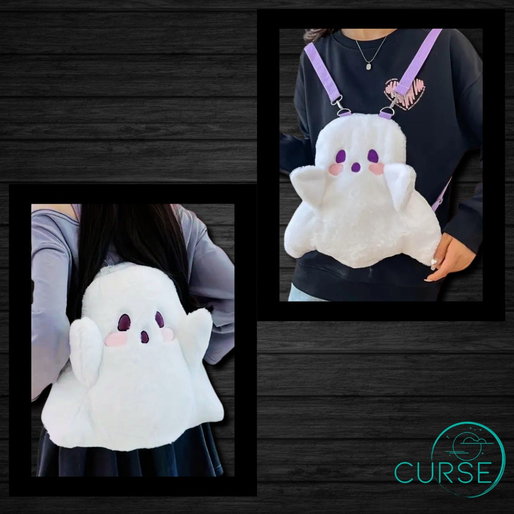 Bag - Plushie Fuzzy Ghost