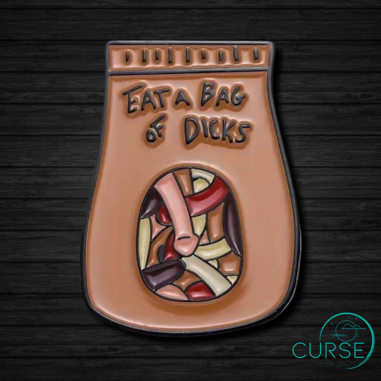 Pin - Bag Of D*cks