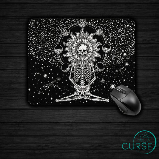 Skelly Moon Phases - Mouse Pad