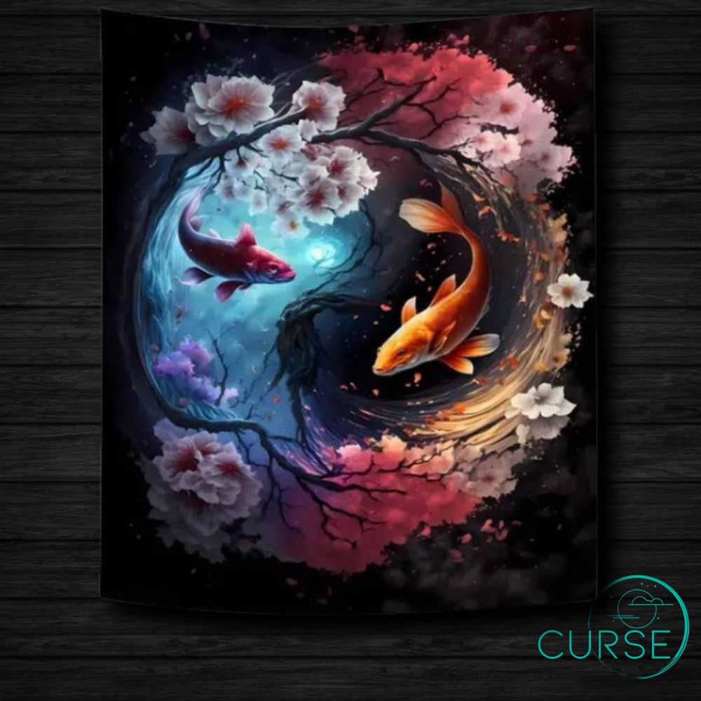 Tapestry - Koi Yin Yang