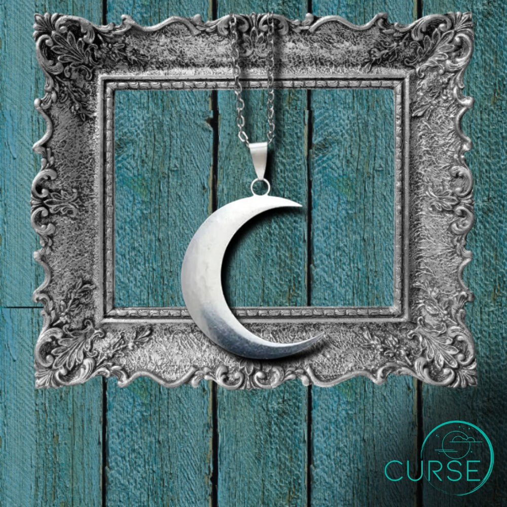 Necklace - Big Crescent Moon