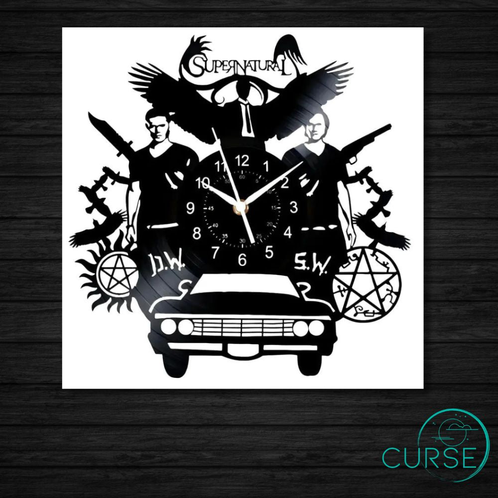 Vinyl Clock - Supernatural