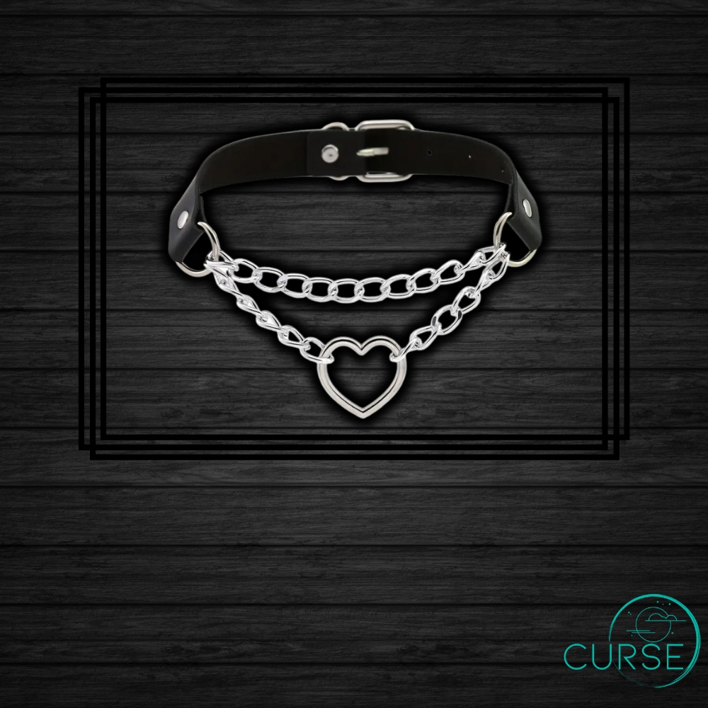 Collar / Choker- Heart Chain