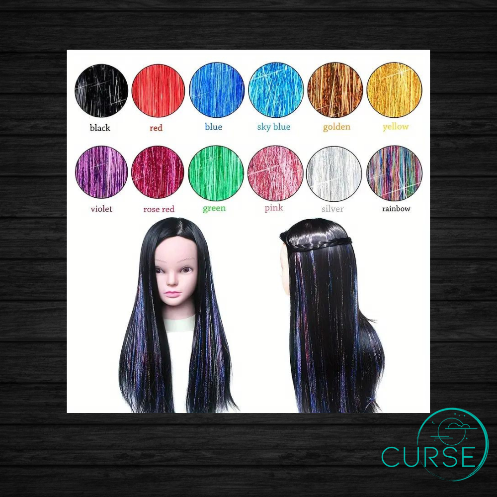 Various Colored HAIR Tinsel!