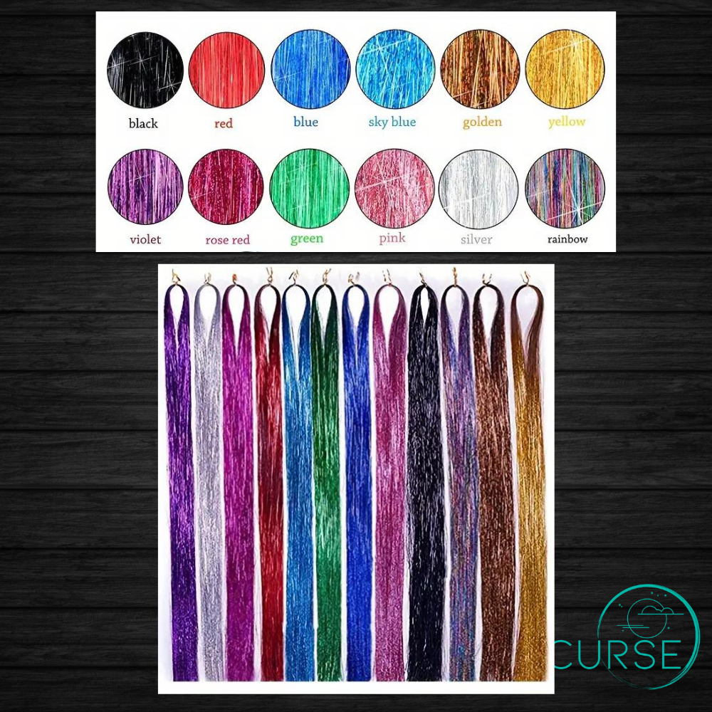 Various Colored HAIR Tinsel!