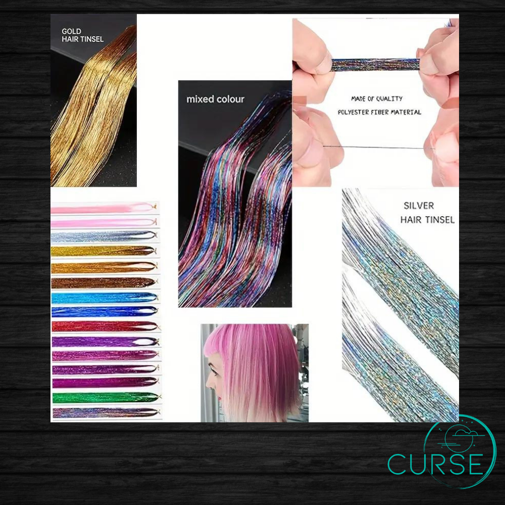 Various Colored HAIR Tinsel!