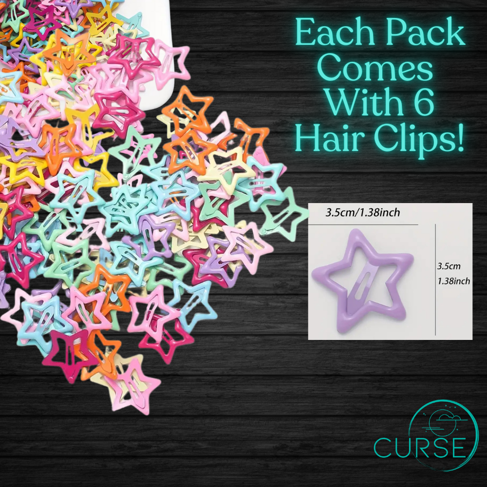 Star Hair Clips