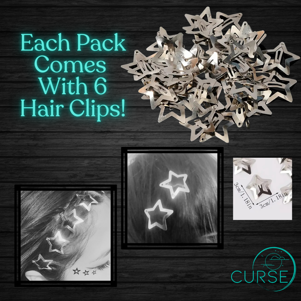 Star Hair Clips