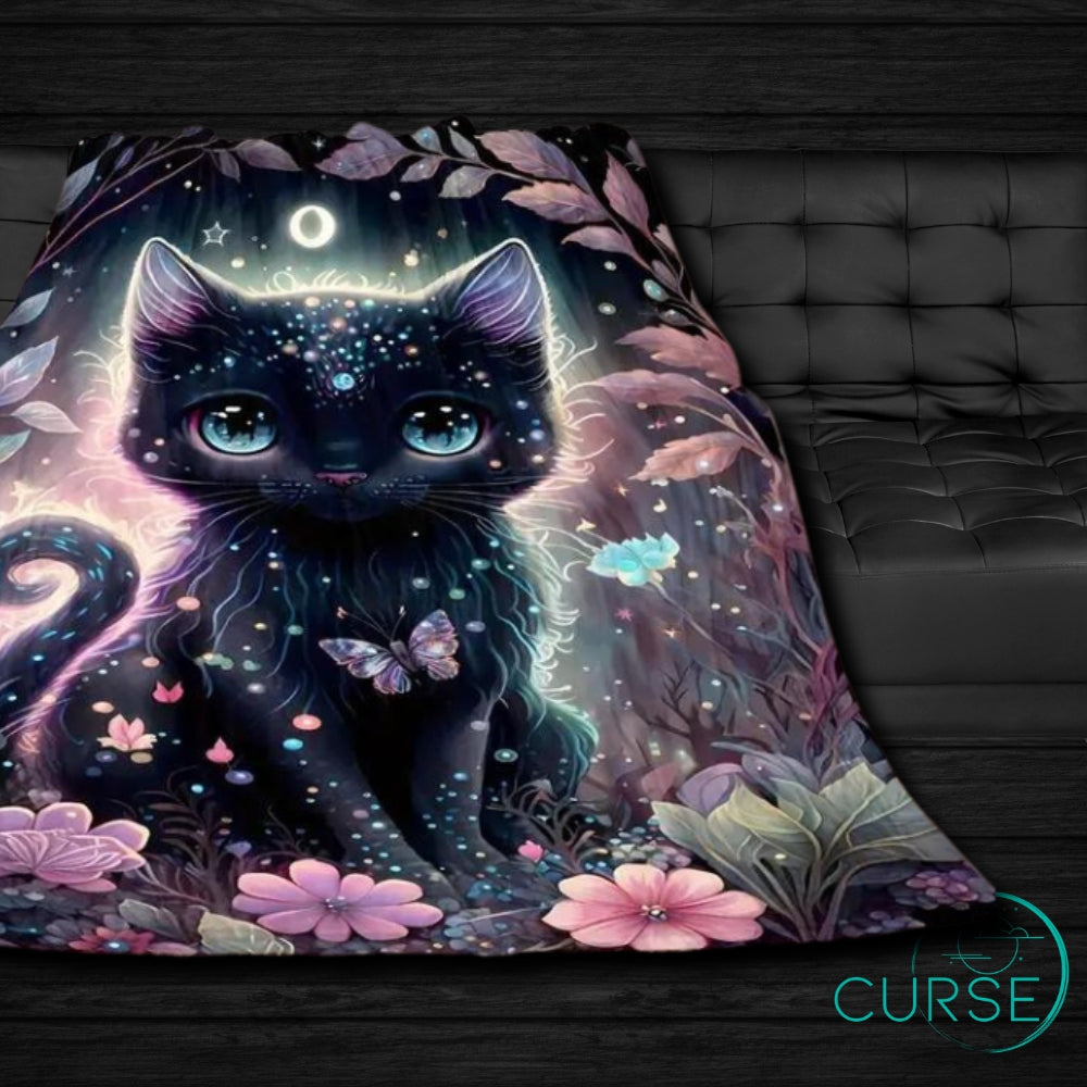 Ultra Soft Throw - Mystical Kitty