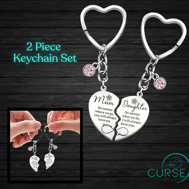 Keychain -  Mom - Daughter