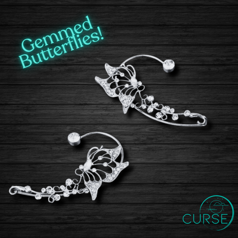 Ear Clips - Butterfly