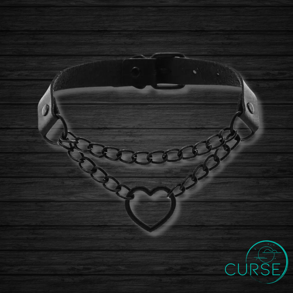 Collar / Choker- Heart Chain