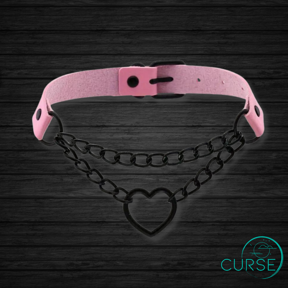 Collar / Choker- Heart Chain