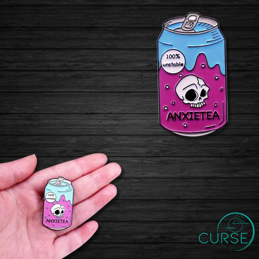 Enamel Pin - AnxieTEA