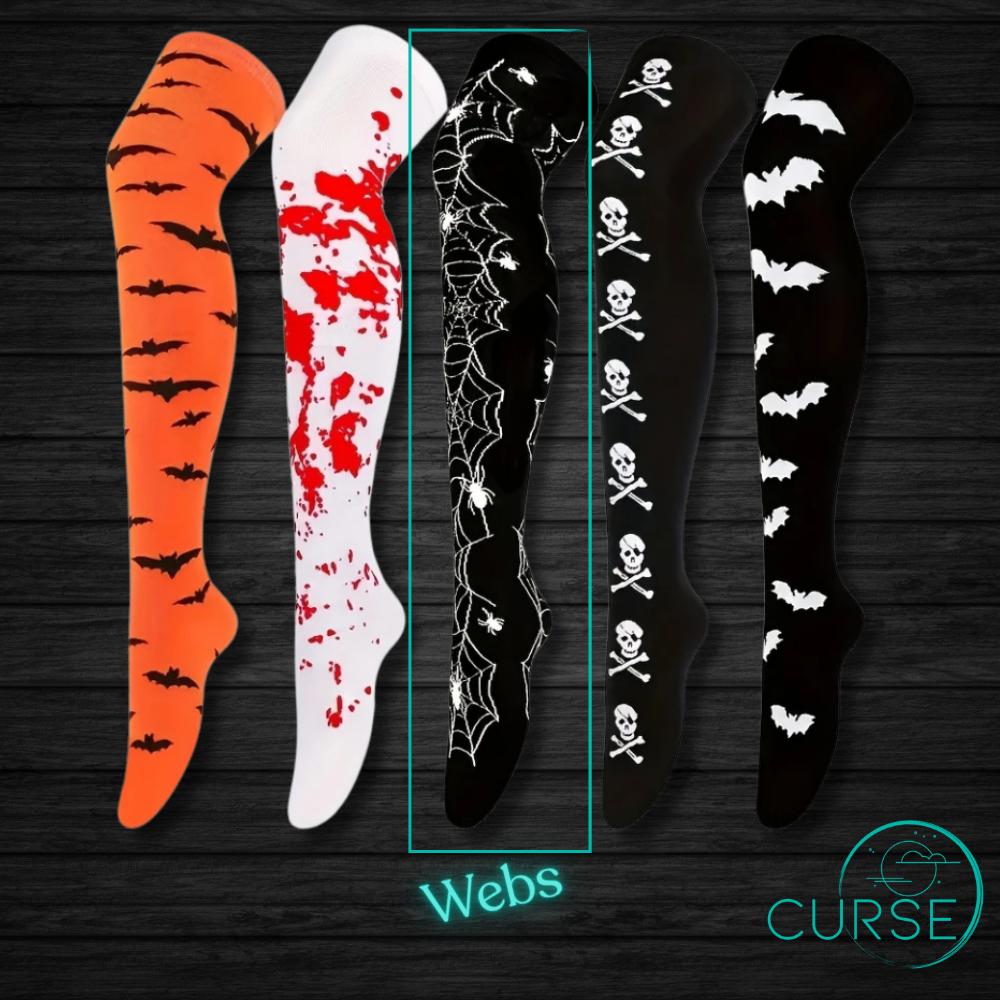 Spooky Knee High Socks!