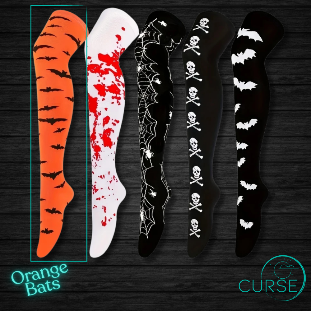 Spooky Knee High Socks!