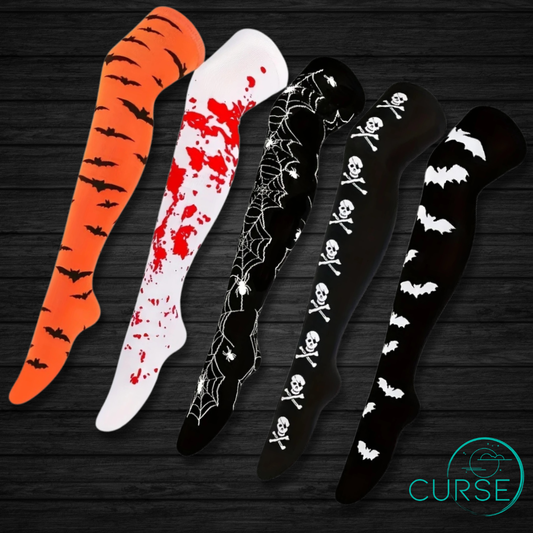 Spooky Knee High Socks!