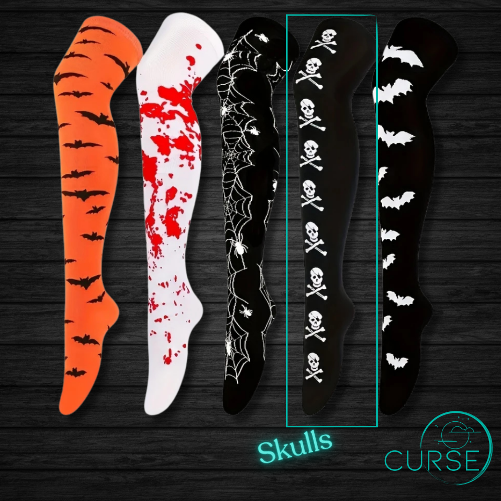 Spooky Knee High Socks!