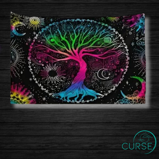 Tapestry - Tree Of Life Colorful