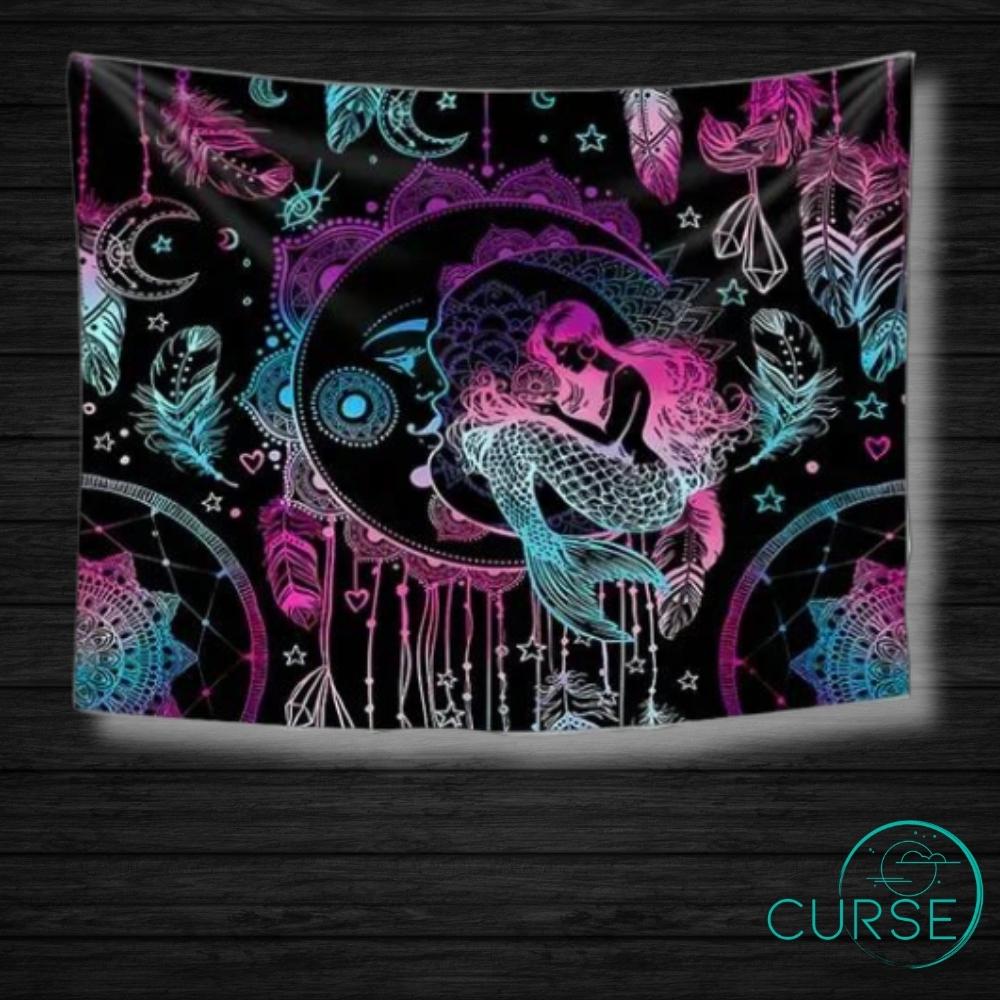 Tapestry - UV - Mermaid Dreamcatcher