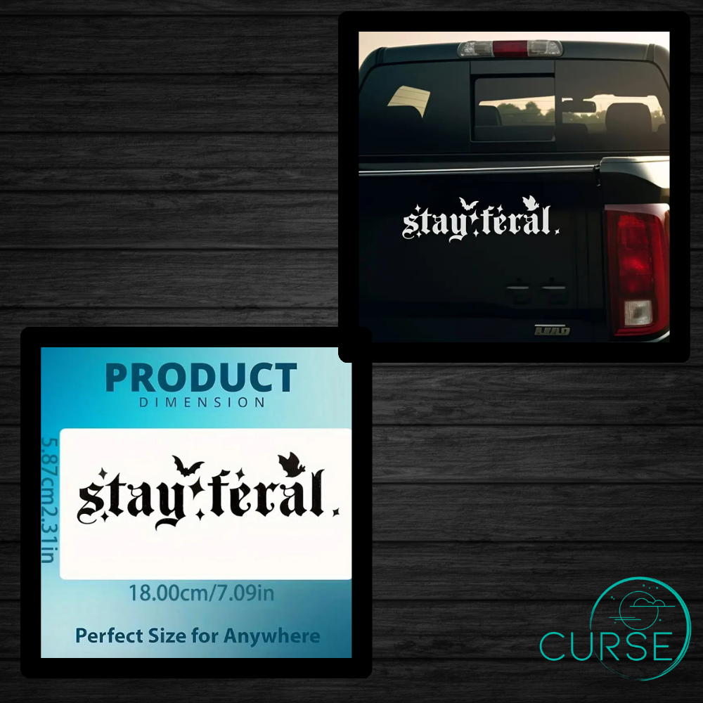 Decal - Stay Feral