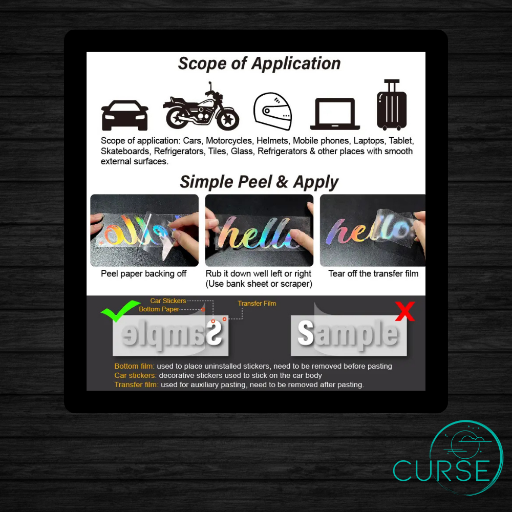 Decal - Moon And Star