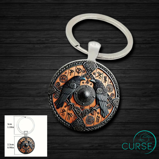 Huginn And Muninn Keychain