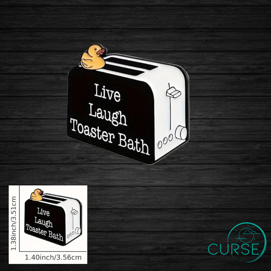 Enamel Pin - Toaster Bath