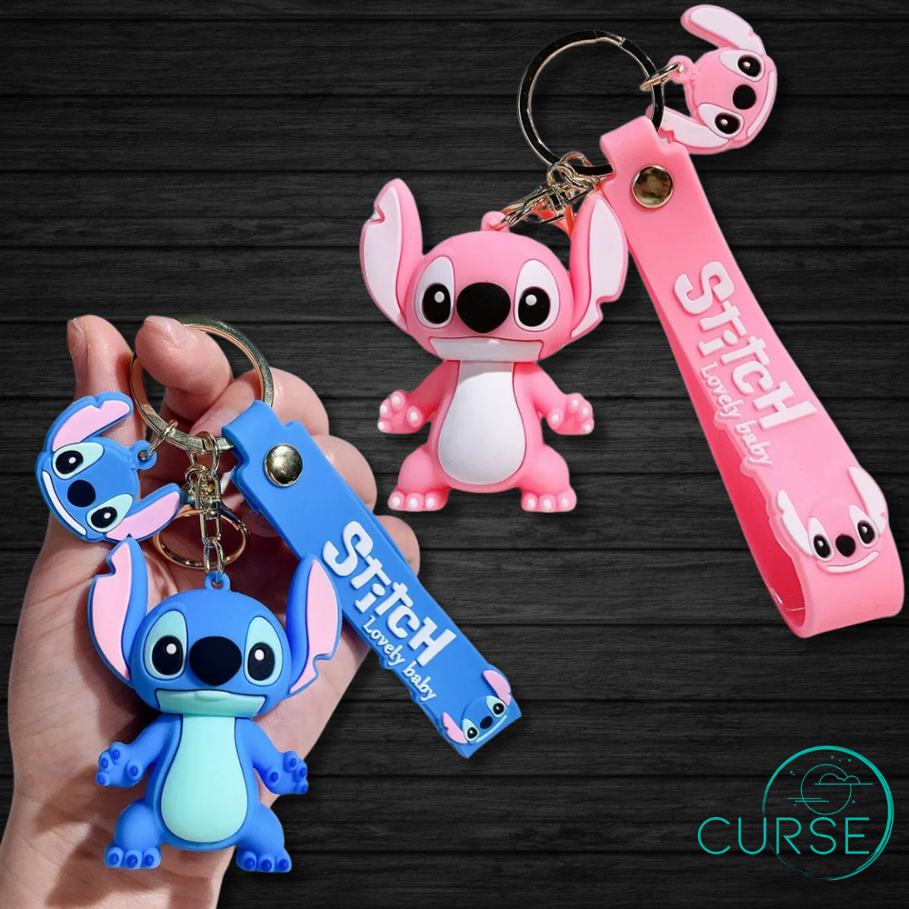 Keychains - Stitch And Angel