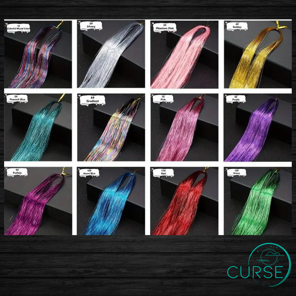 Various Colored HAIR Tinsel!